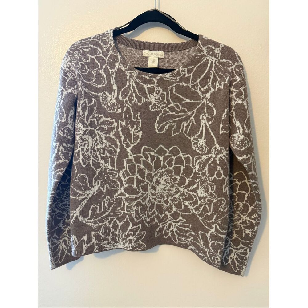 Cynthia Rowley Floral Sweater